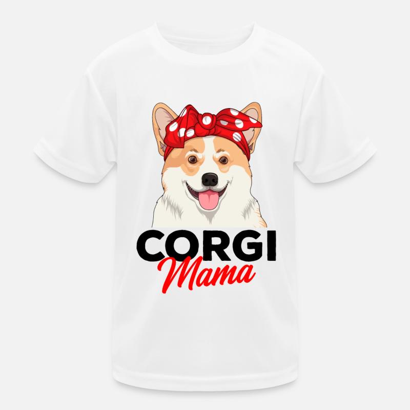 Corgi Kinder Funktions-T-Shirt