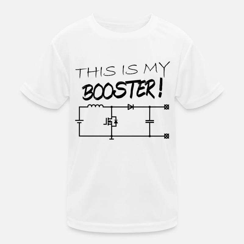Schaltplan Booster Elektronik Hardware Kinder Funktions-T-Shirt