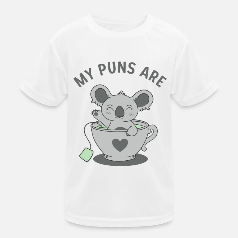 Koala-Tee-Wortspiele Kinder Funktions-T-Shirt