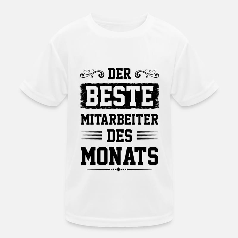 Mitarbeiter des Monats Kinder Funktions-T-Shirt