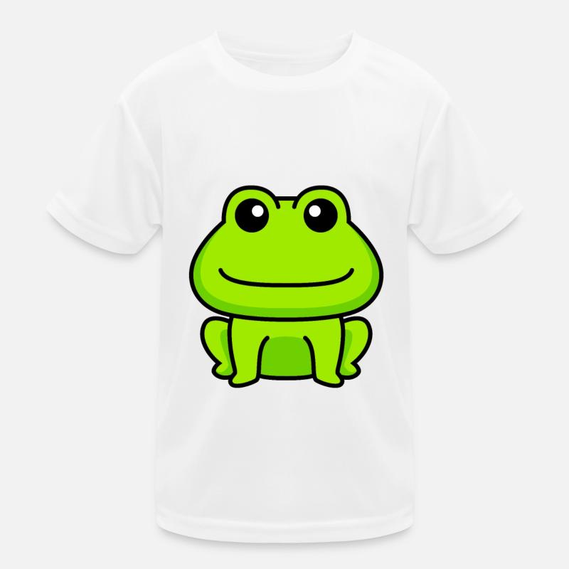 Frosch Comic Tier Kinder Funktions-T-Shirt
