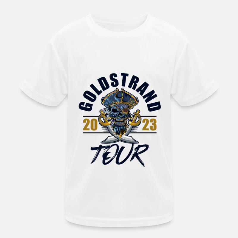 Golden Sands 2023 Skeleton Kids Functional T-Shirt