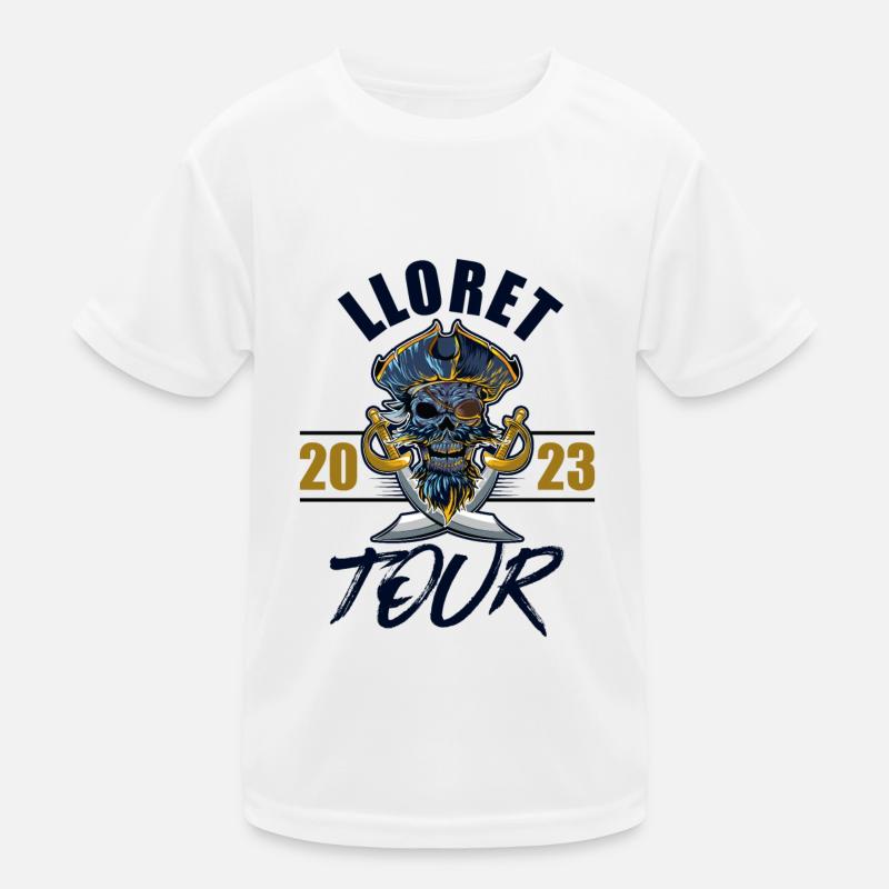 Lloret De Mar 2023 Skeleton Kids Functional T-Shirt
