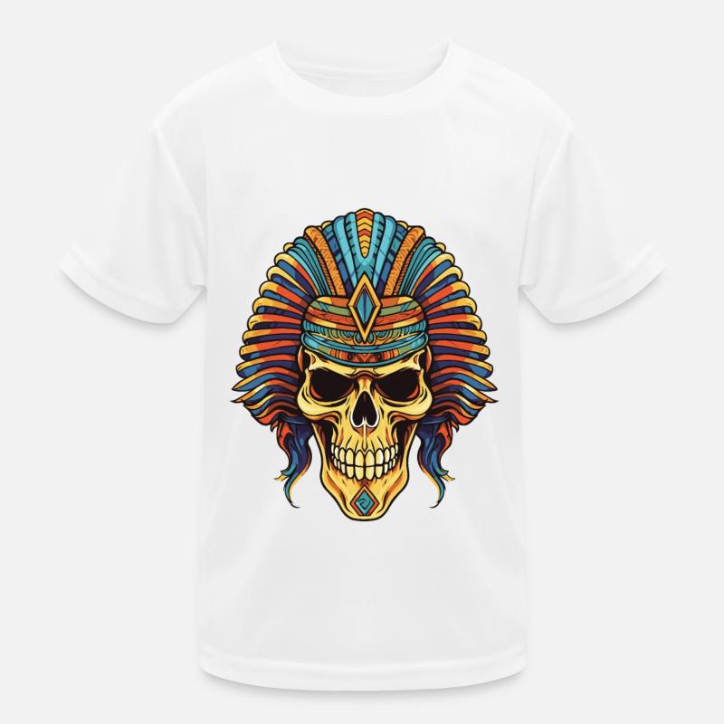 Pharaoh Skull Kids Functional T-Shirt