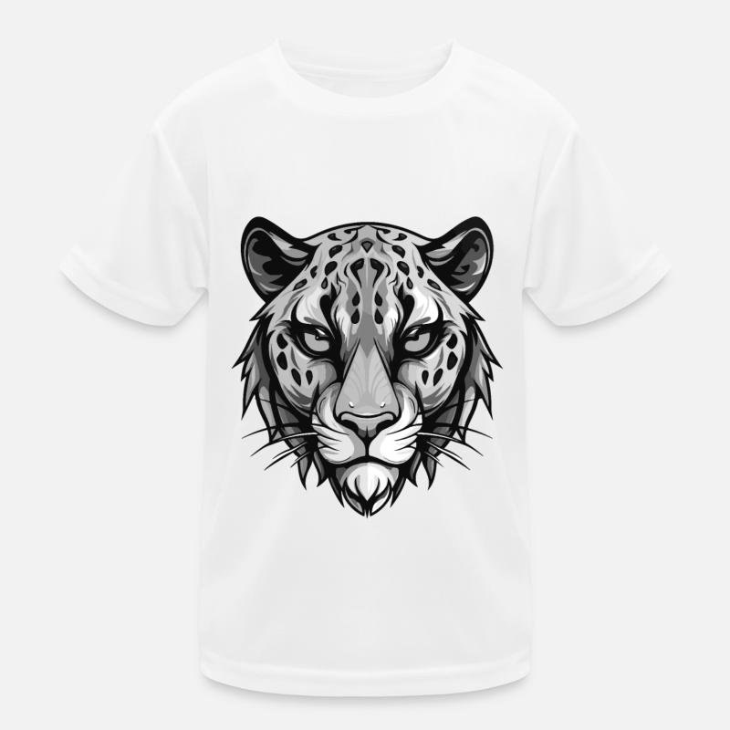 Portrait de guépard T-shirt sport Enfant
