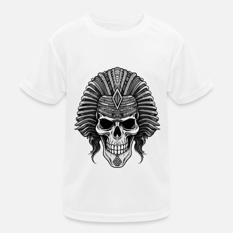 Pharaoh Skull Kids Functional T-Shirt