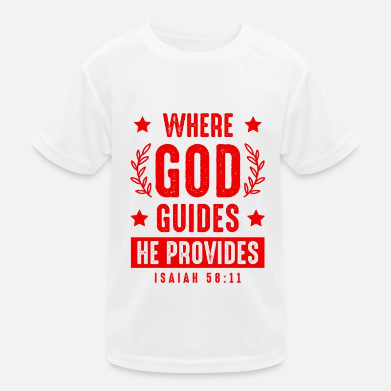 God directs the Bible Kids Functional T-Shirt