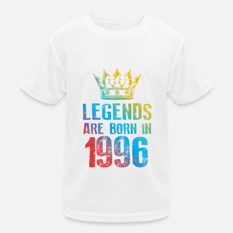 1996 Légendes nées en T-shirt sport Enfant