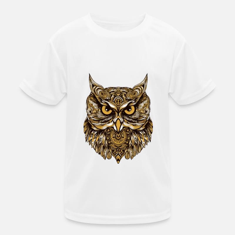 Eule Tier Kinder Funktions-T-Shirt