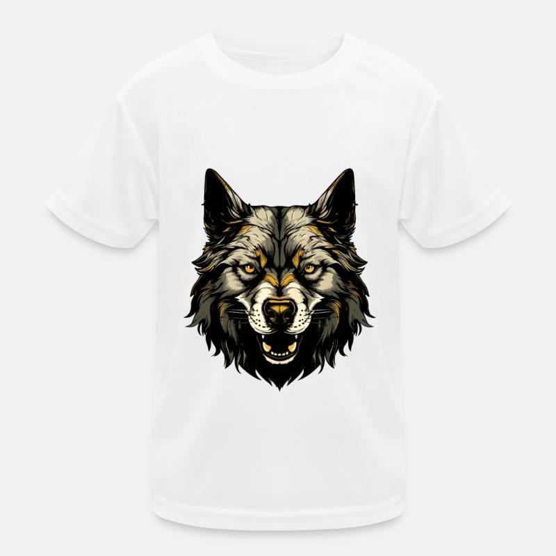Akita Hund Kopf Kinder Funktions-T-Shirt