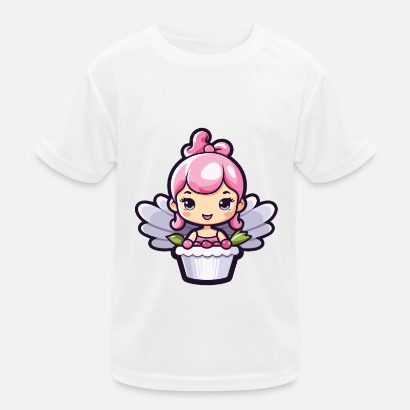 Fairy Baking Cake Comic Kids Functional T-Shirt
