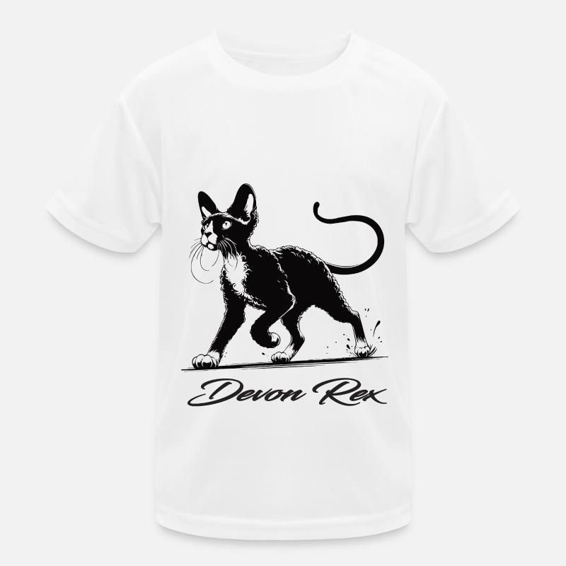 Devon Rex – Charming, playful and unique Kids Functional T-Shirt