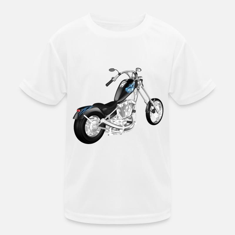 Motorrad Kinder Funktions-T-Shirt