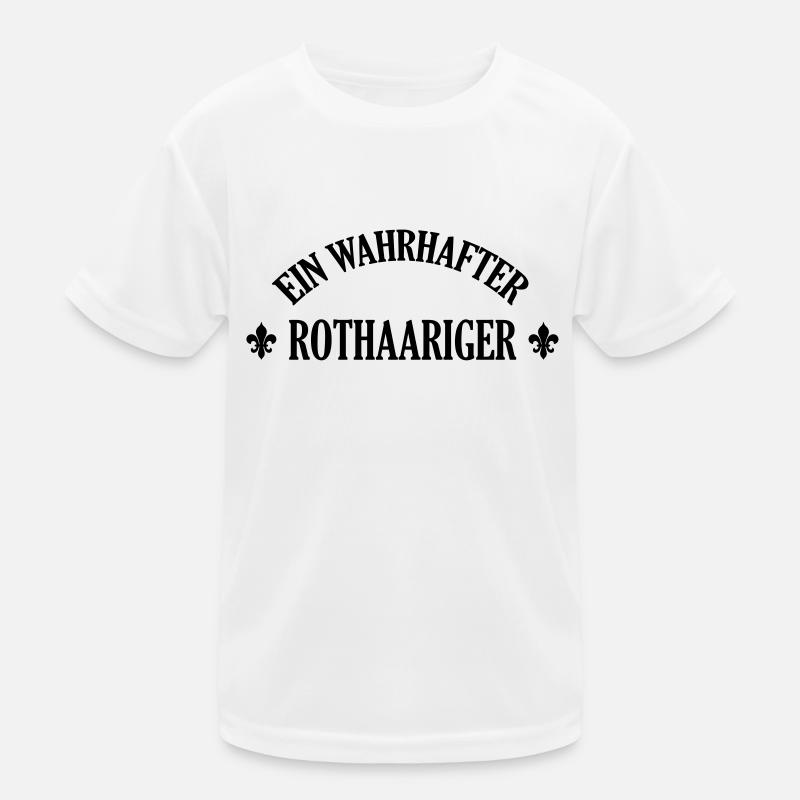 Rothaariger Rothaarige Rothaarig Rot Rotschopf Kinder Funktions-T-Shirt