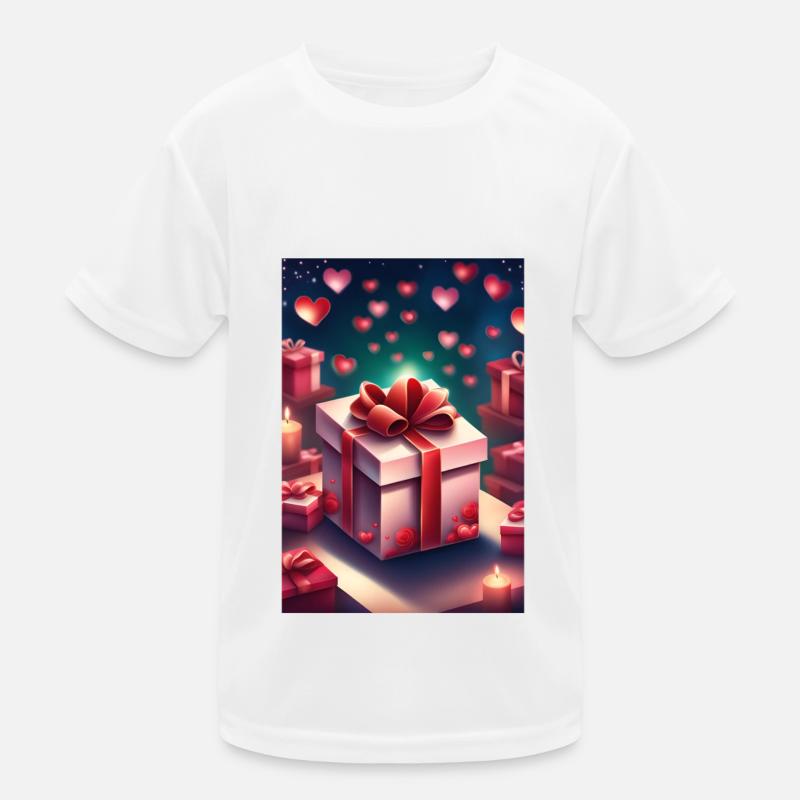 Geschenk voller Liebe Kinder Funktions-T-Shirt