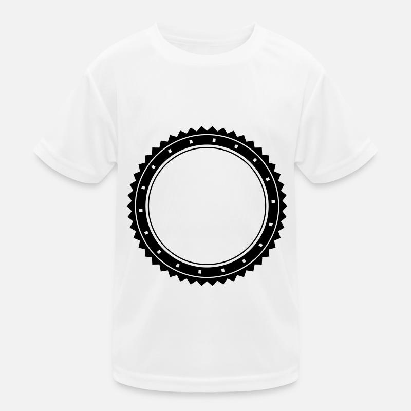 circle emblem Kids Functional T-Shirt
