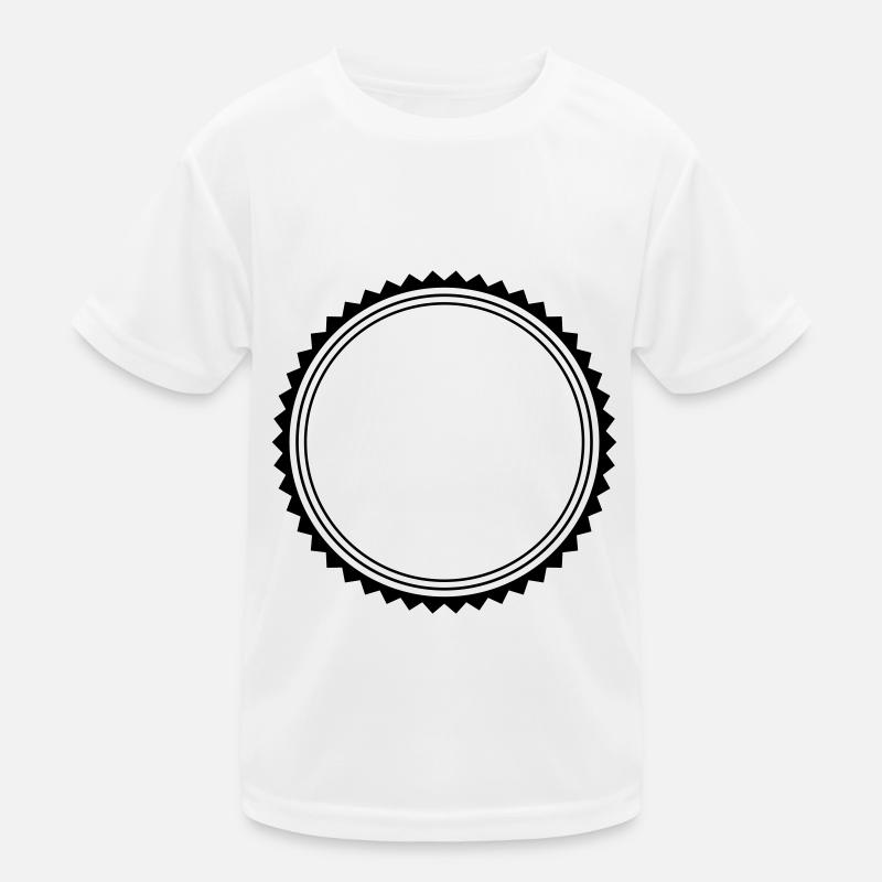 circle emblem Kids Functional T-Shirt