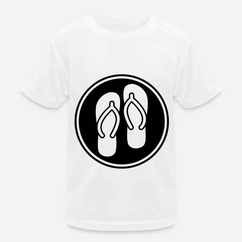 Flip-flops icon Kids Functional T-Shirt