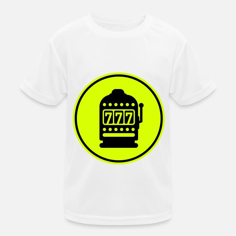 One-armed bandit silhouette icon Kids Functional T-Shirt