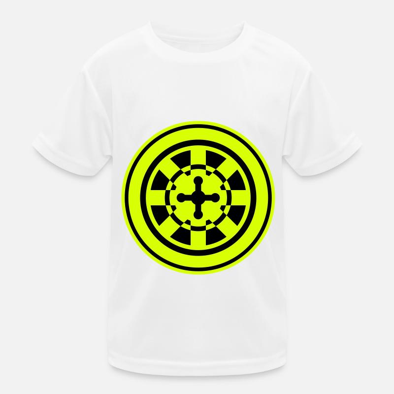 Roulette Icon Symbol Kids Functional T-Shirt