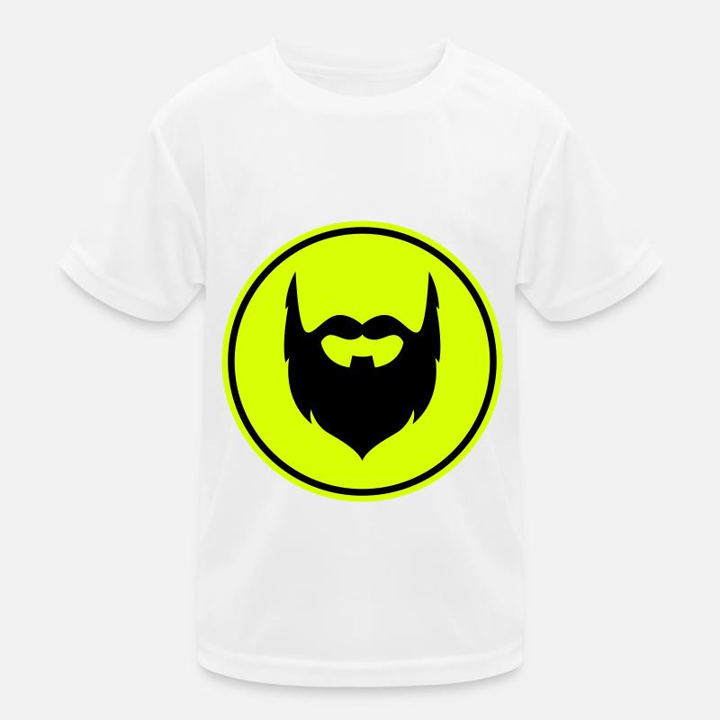 Beard symbol Kids Functional T-Shirt