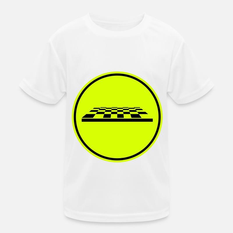 Chessboard symbol Kids Functional T-Shirt