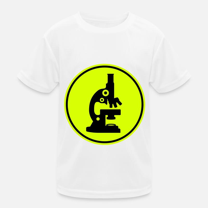 Icône d’icône de microscope T-shirt sport Enfant