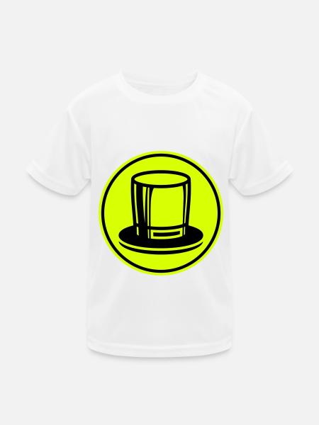Cylinder Groom - Kids Functional T-Shirt - white - Front