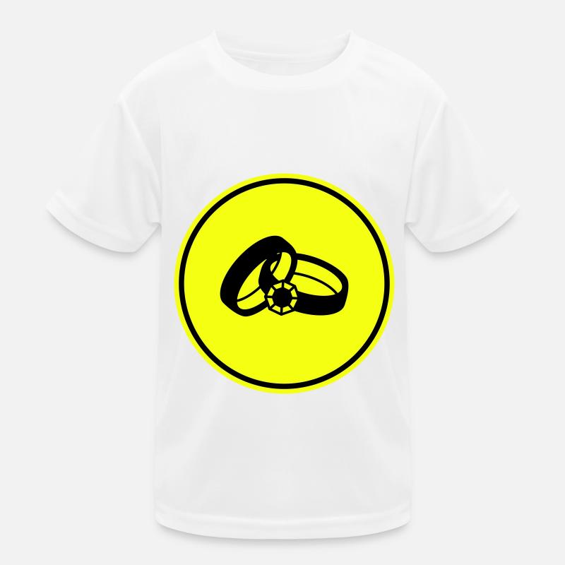 Wedding Rings Wedding Kids Functional T-Shirt