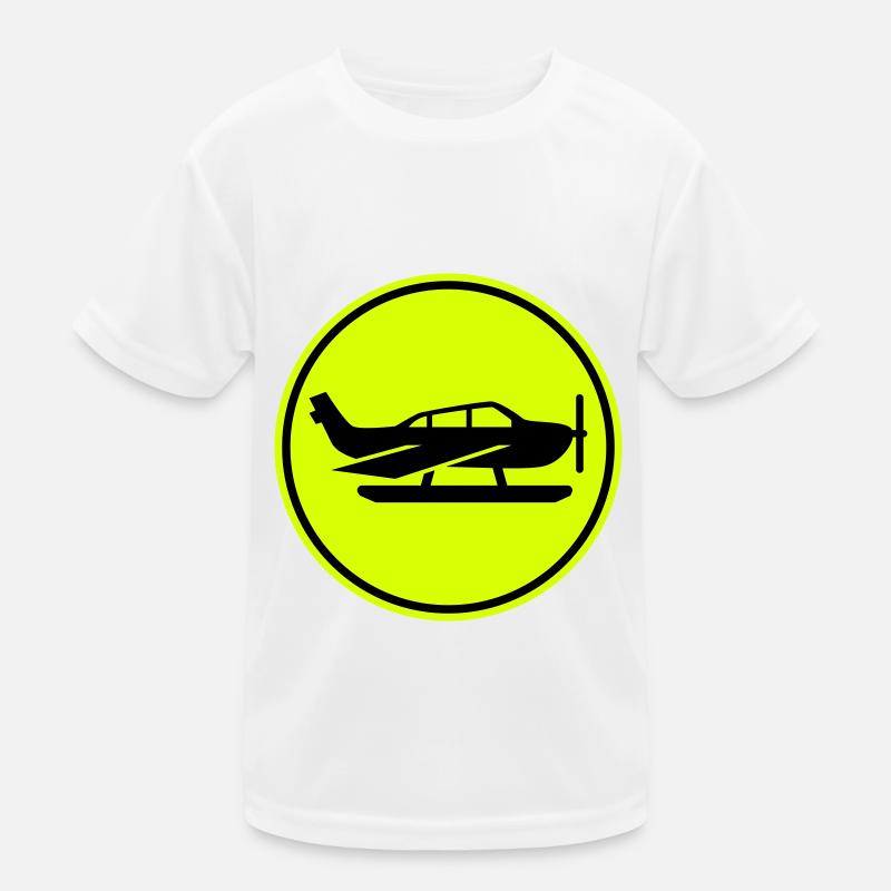 Symbol samolotu Funkcjonalna koszulka dziecięca