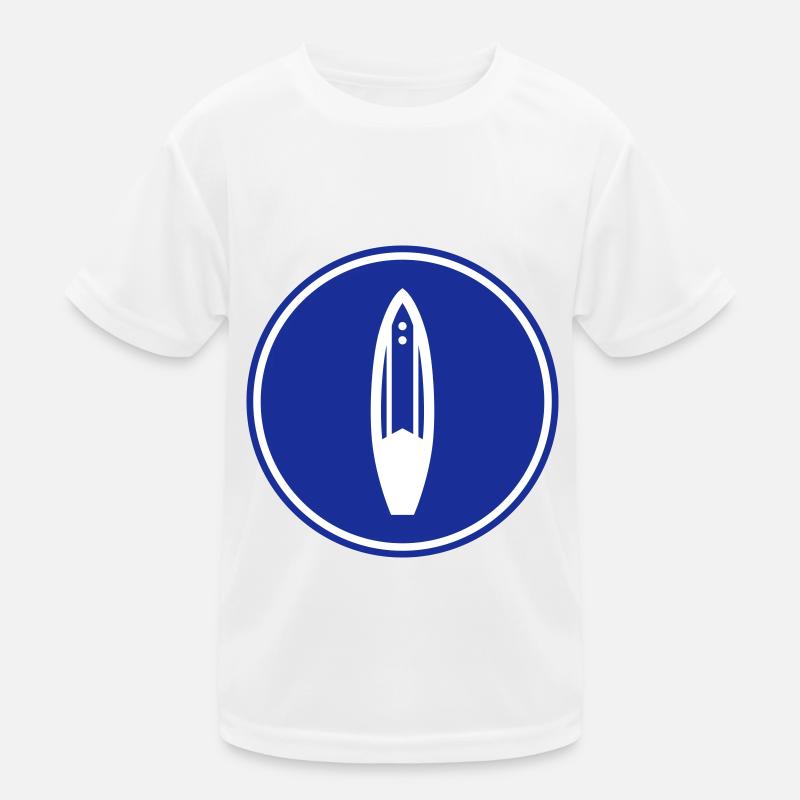 Surfboard icon icon Kids Functional T-Shirt