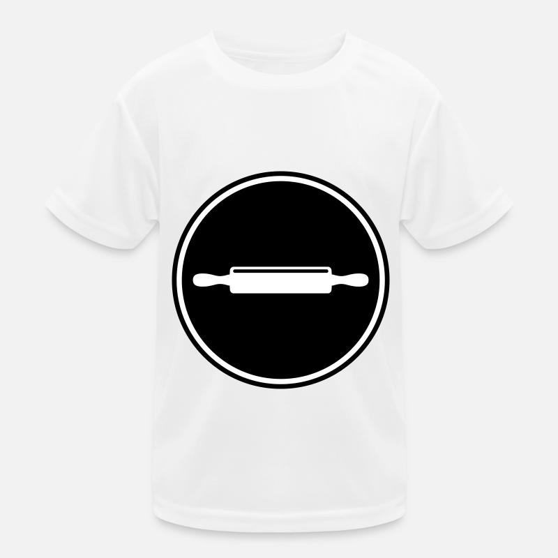 Küchenrolle Nudelholz Kinder Funktions-T-Shirt