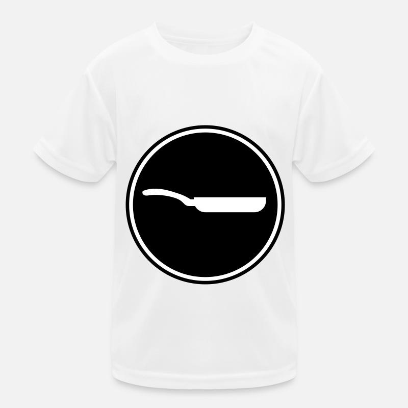 Pfanne Icon Kinder Funktions-T-Shirt