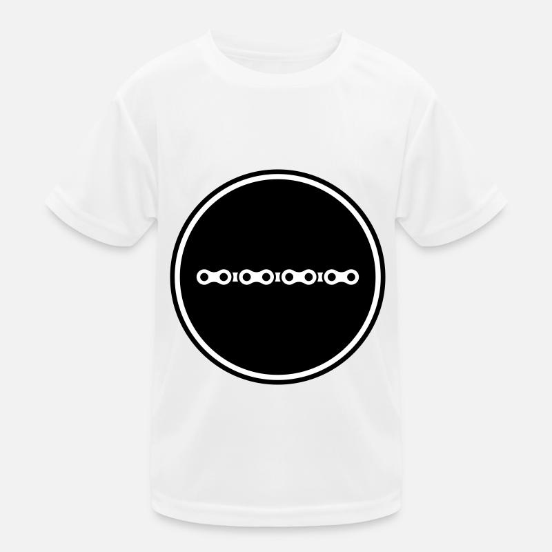 Fahrrad Kette Kinder Funktions-T-Shirt