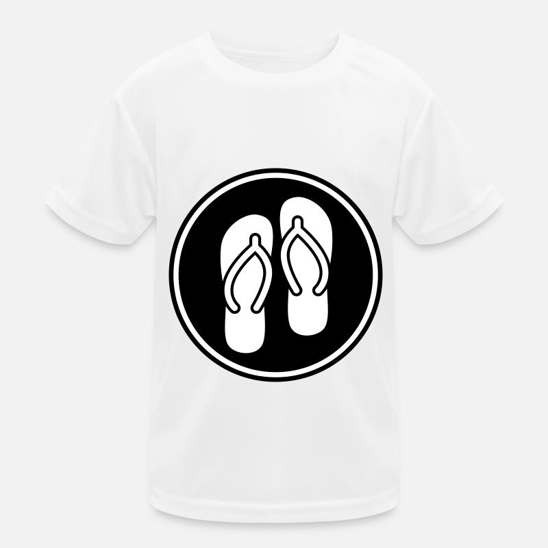 Flip-flops icon Kids Functional T-Shirt
