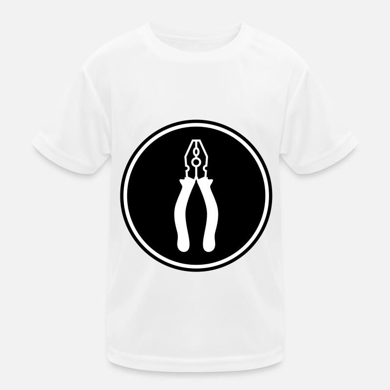 Zange Handwerker Kinder Funktions-T-Shirt