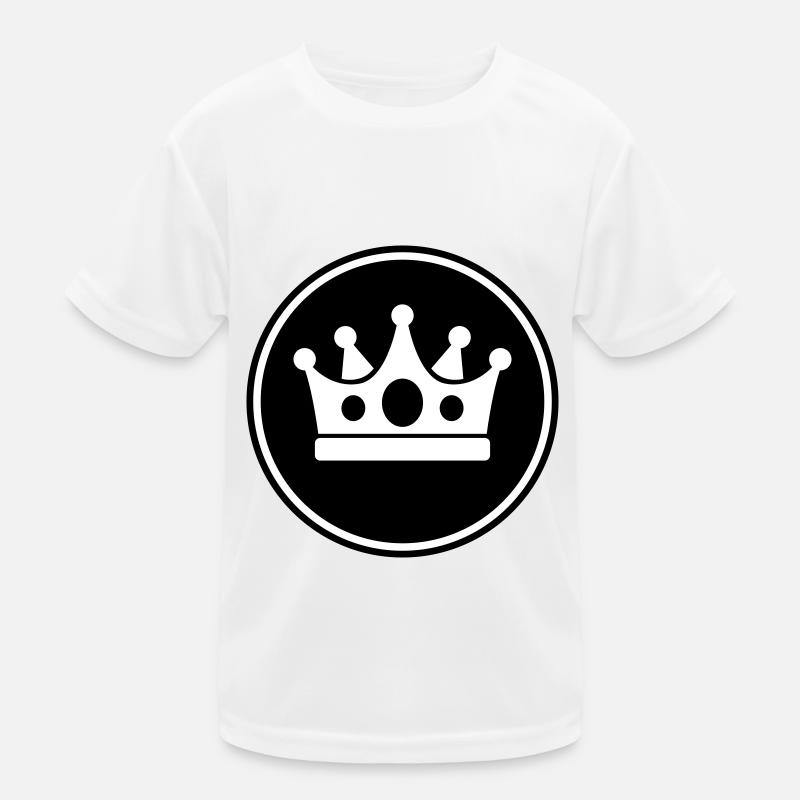 Krone Symbol Kinder Funktions-T-Shirt