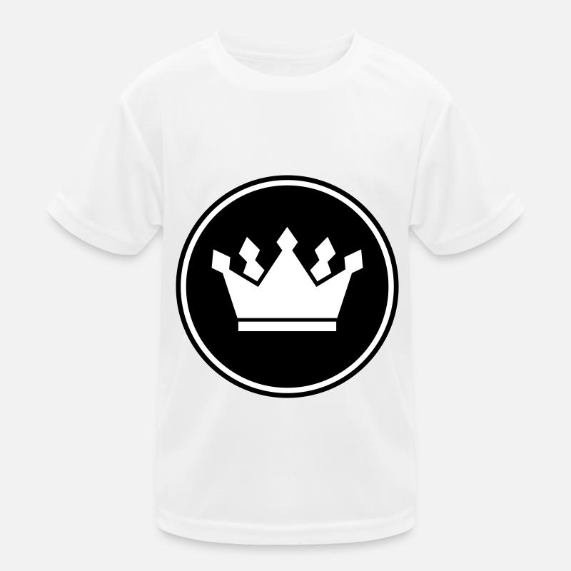 Krone Symbol icon Kinder Funktions-T-Shirt