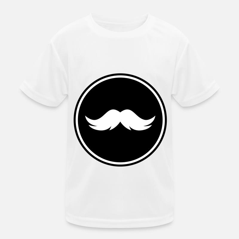 Schnurrbart symbol Kinder Funktions-T-Shirt