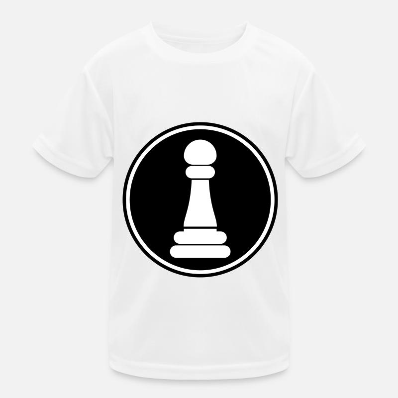 Pièce d'échecs pion évêque T-shirt sport Enfant