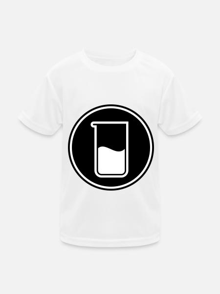 Test Tube Chemistry - Kids Functional T-Shirt - white - Front