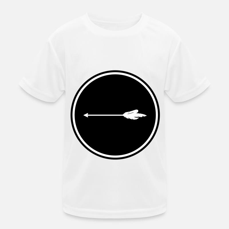 icône flèche T-shirt sport Enfant