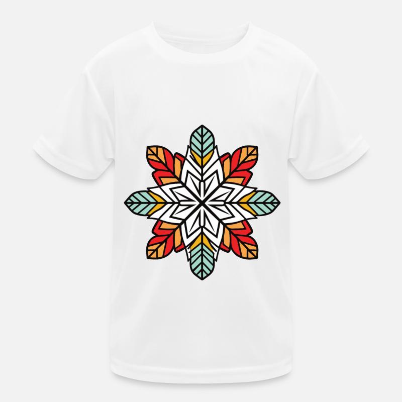 Frost Symbol Winter Flake Kids Functional T-Shirt
