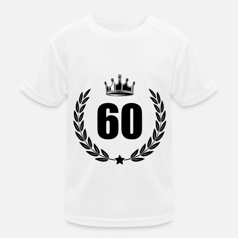 60 Couronne numéro T-shirt sport Enfant