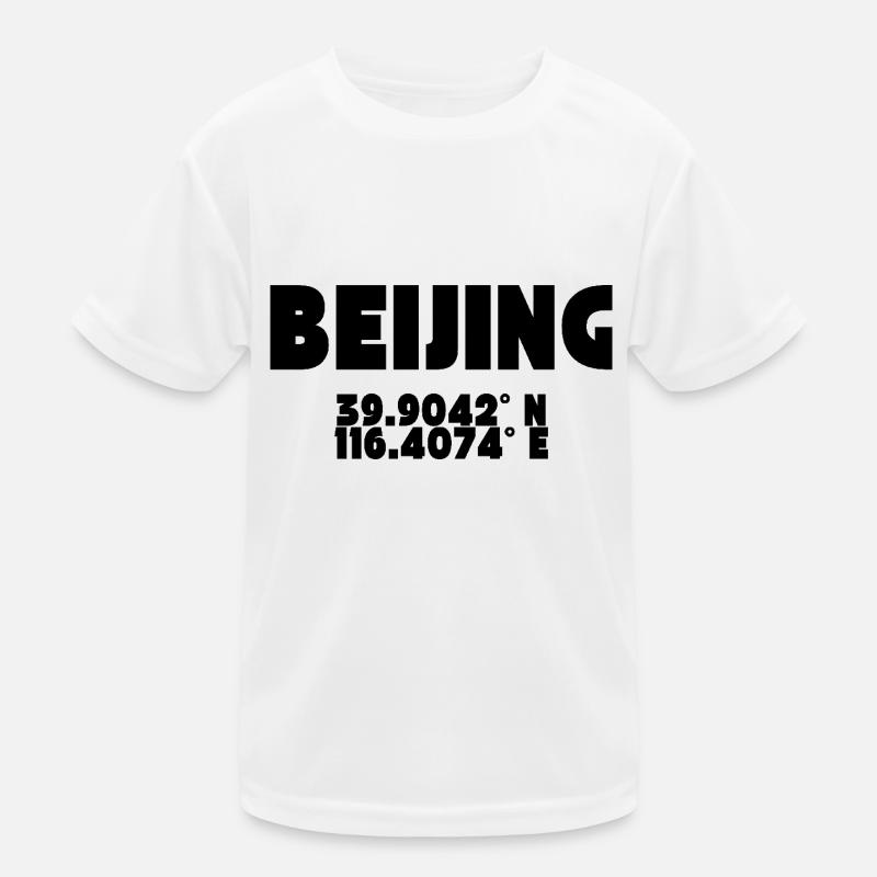 Beijing - Design with coordinates Kids Functional T-Shirt