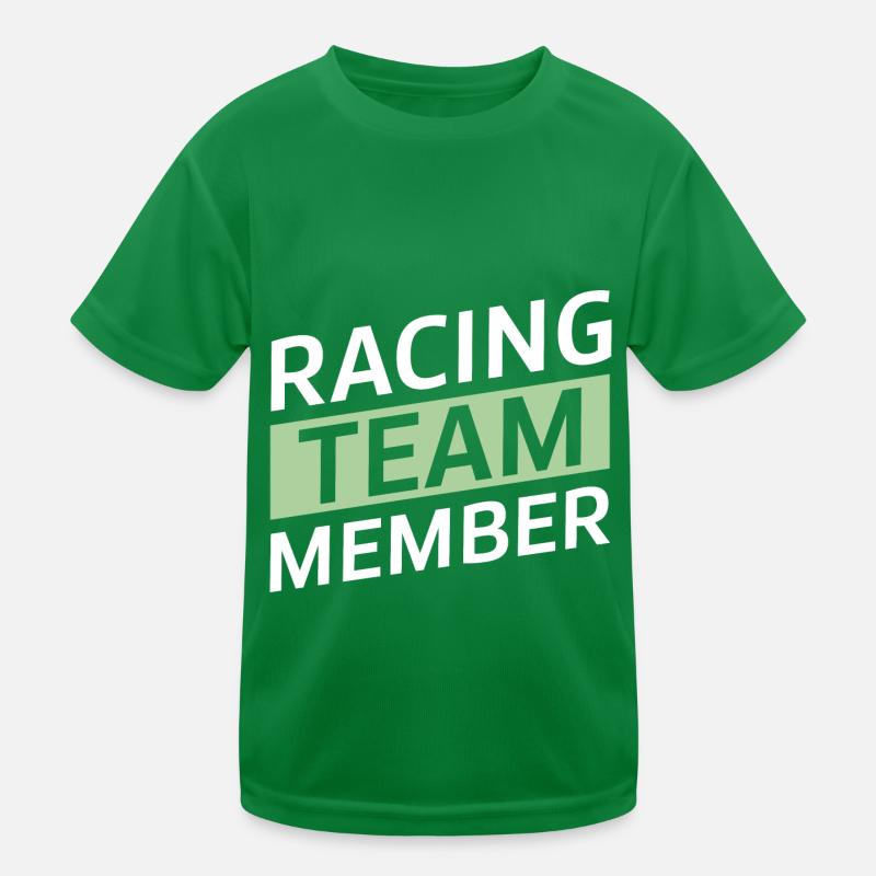 Racing Team Kinder Funktions-T-Shirt