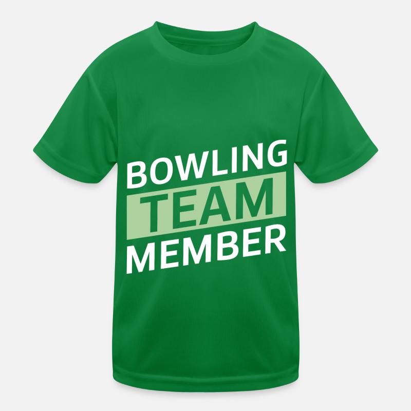 Bowling Team Kids Functional T-Shirt