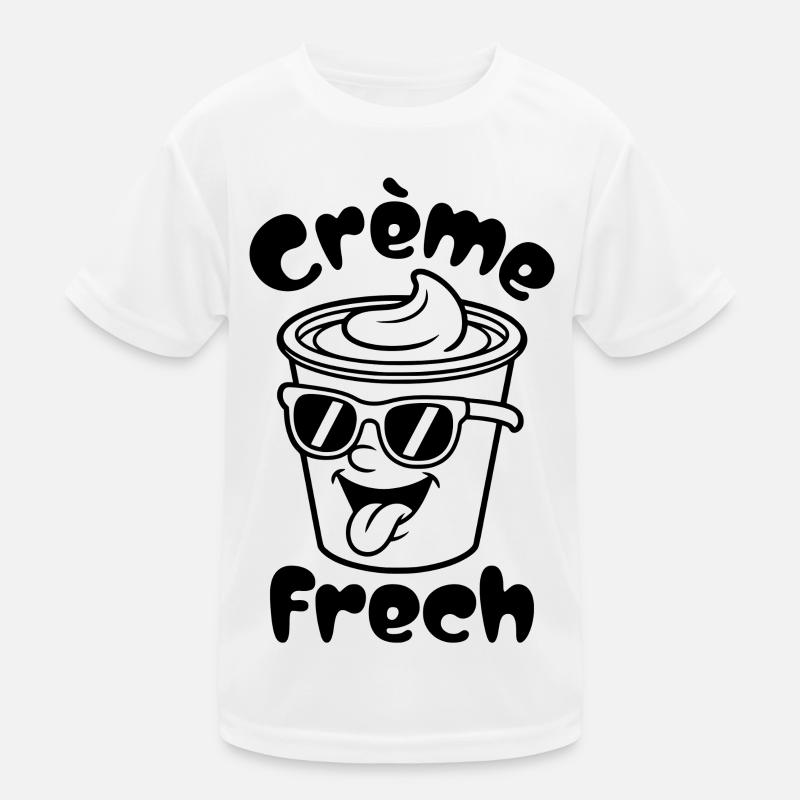 Crème Frech Kinder Funktions-T-Shirt