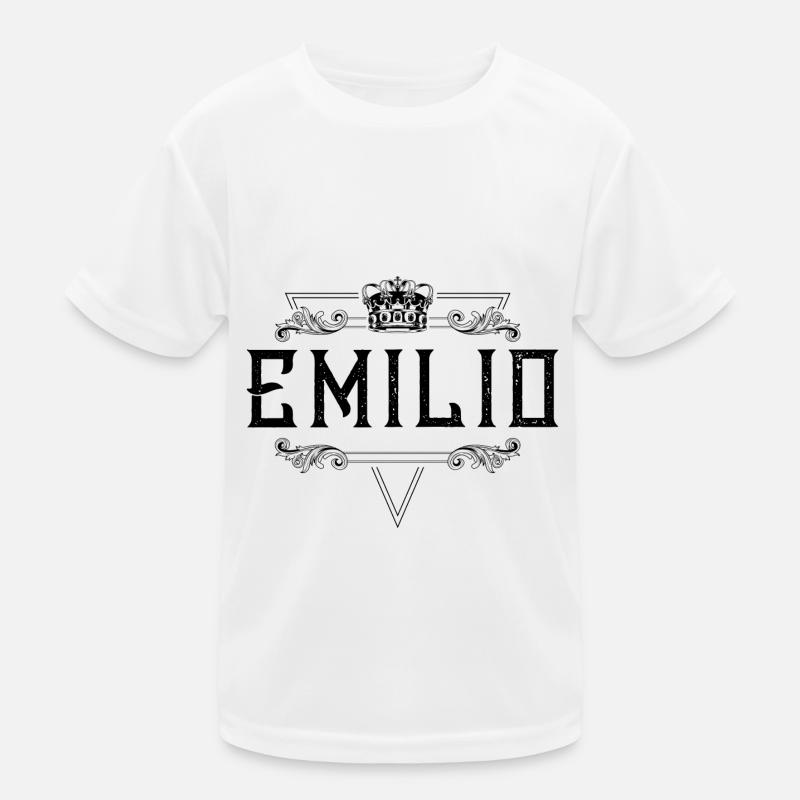 Emilio Name Kinder Funktions-T-Shirt