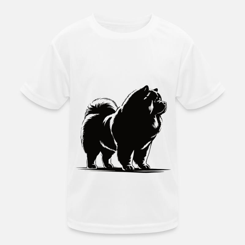 Chow Chow – Cœur de lion dans un design moelleux T-shirt sport Enfant